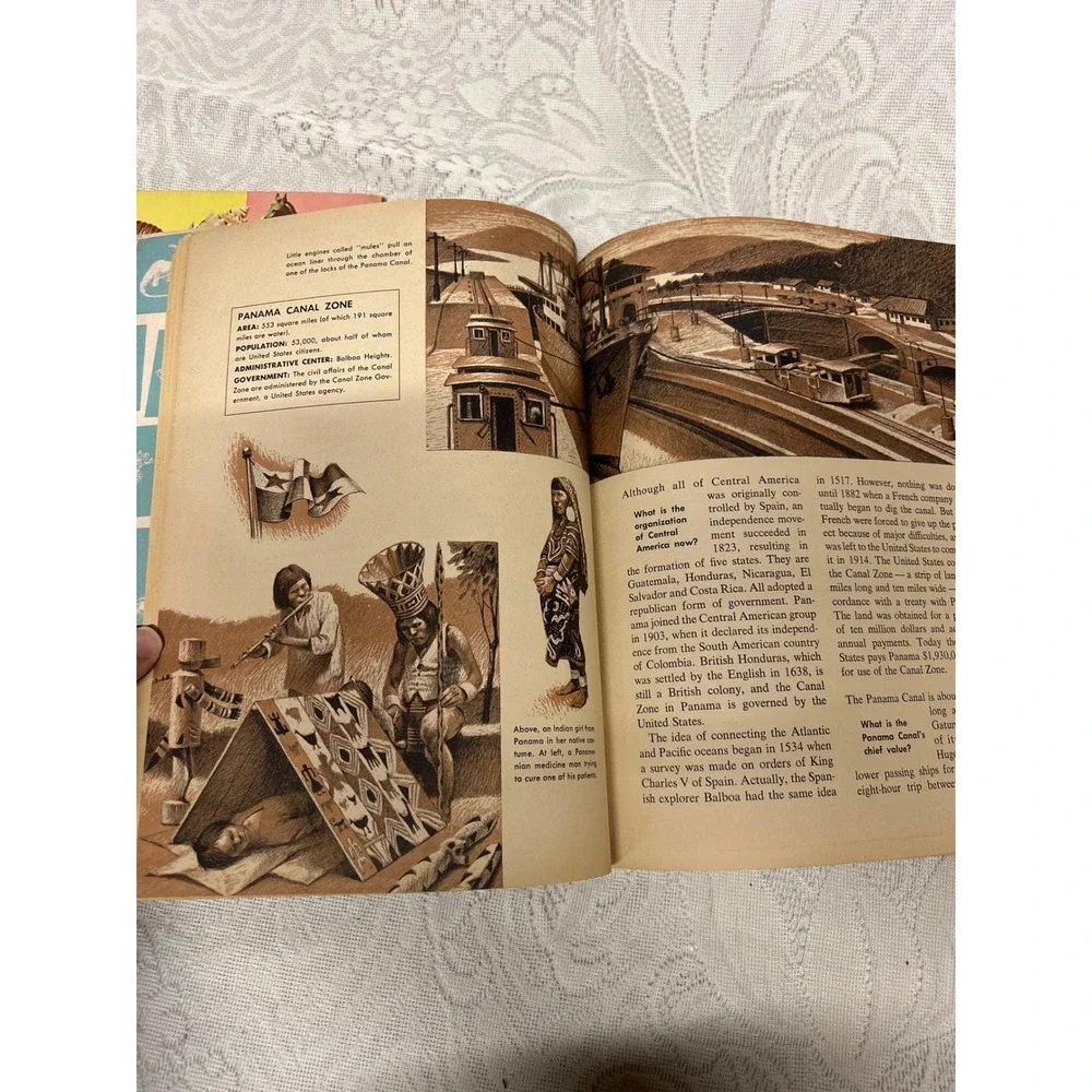 Vintage‎ How and Why Wonder Books Lot of 3 Sea Shells North America Lost Cities